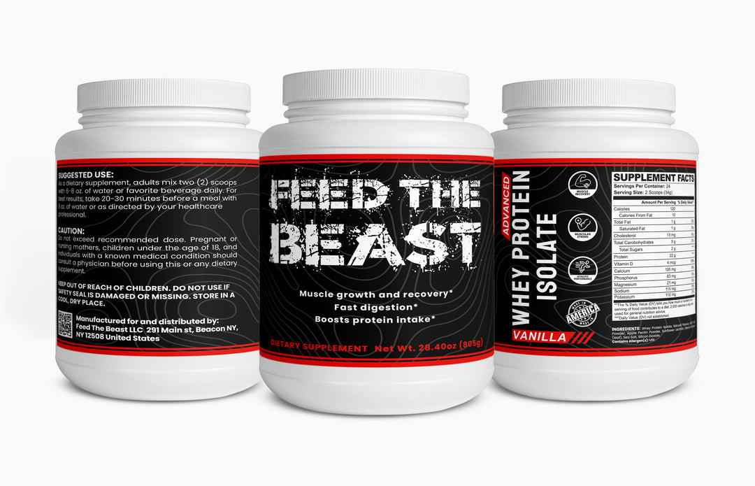 Advanced 100% Whey Protein Isolate (Vanilla)