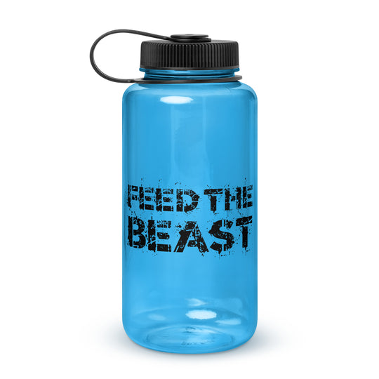 Wide mouth plastic water bottle