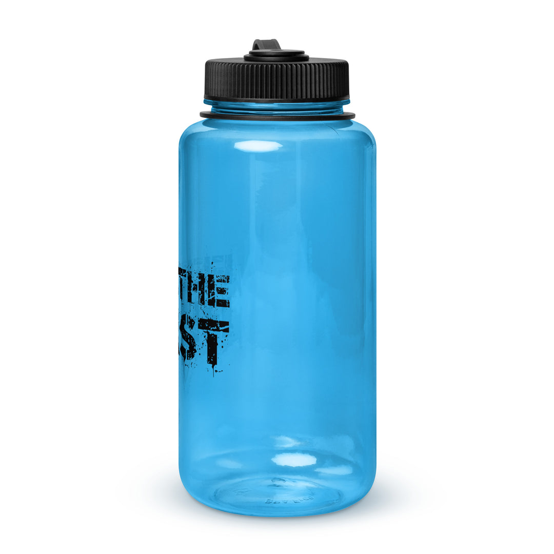 Wide mouth plastic water bottle