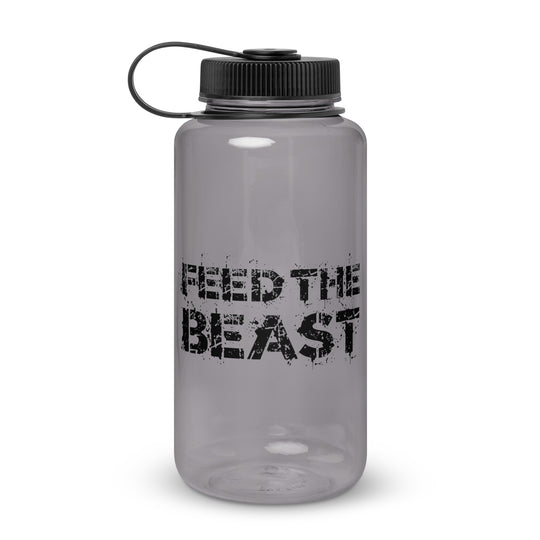 Wide mouth plastic water bottle