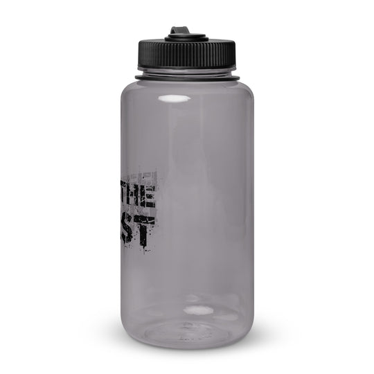 Wide mouth plastic water bottle