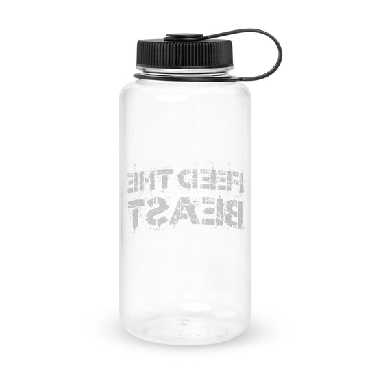 Wide mouth plastic water bottle