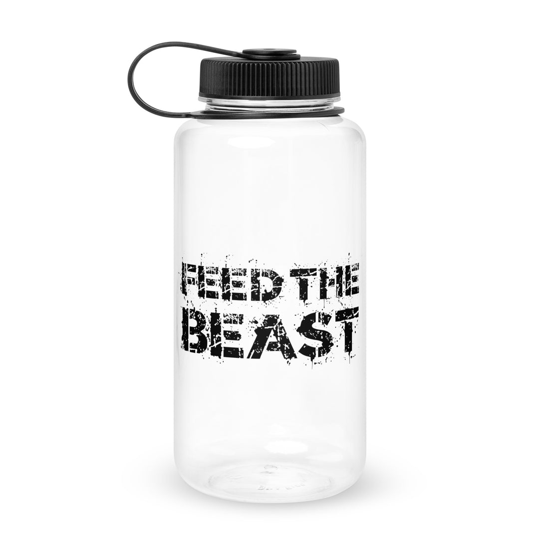 Wide mouth plastic water bottle