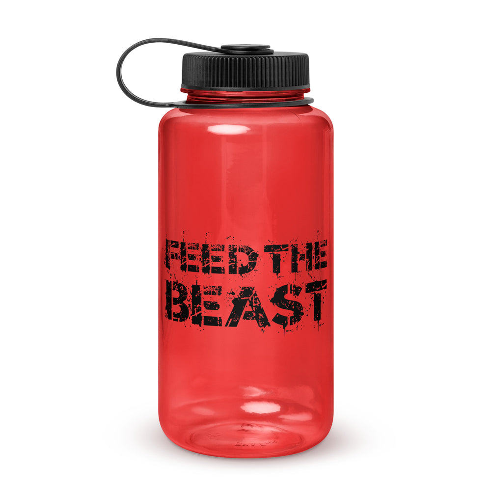 Wide mouth plastic water bottle