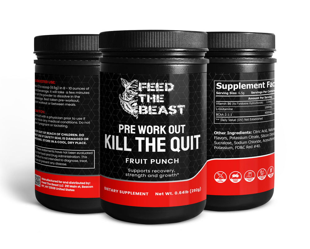 Kill The Quit Pre-Workout Powder (Fruit Punch)